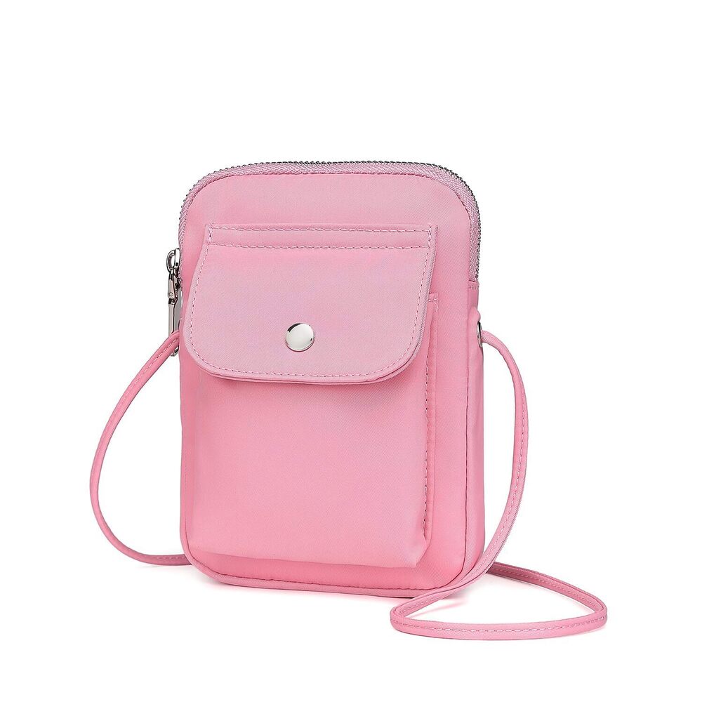 8389 Nylon Crossbody Lanyard Mobile Phone Bag Stylish Accessory